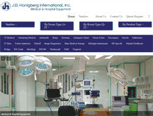 Tablet Screenshot of jdhmedical.com